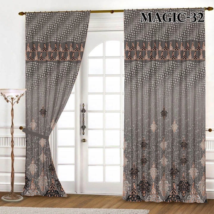 Curtains with digital print and punching uploaded by Manufacturing of curtains  on 12/12/2022