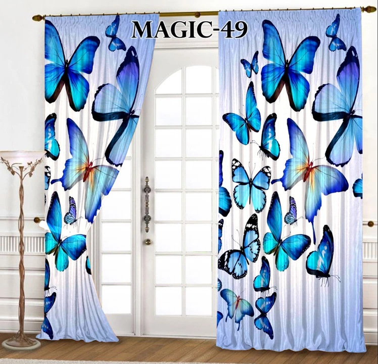 Curtains with digital print and punching uploaded by Manufacturing of curtains  on 12/12/2022