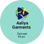 Business logo of Aaliya garments
