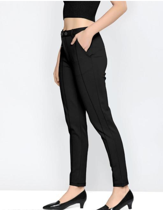 Pant trouser black for women fashion uploaded by AMAN COLLECTION on 12/12/2022