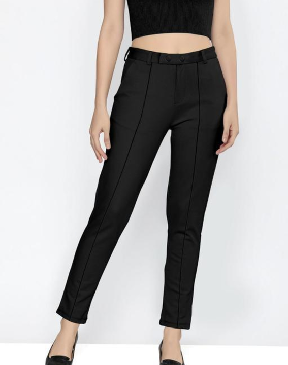 Pant trouser black for women fashion uploaded by AMAN COLLECTION on 12/12/2022