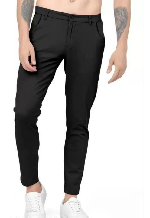 Pant trouser for men black uploaded by AMAN COLLECTION on 12/12/2022