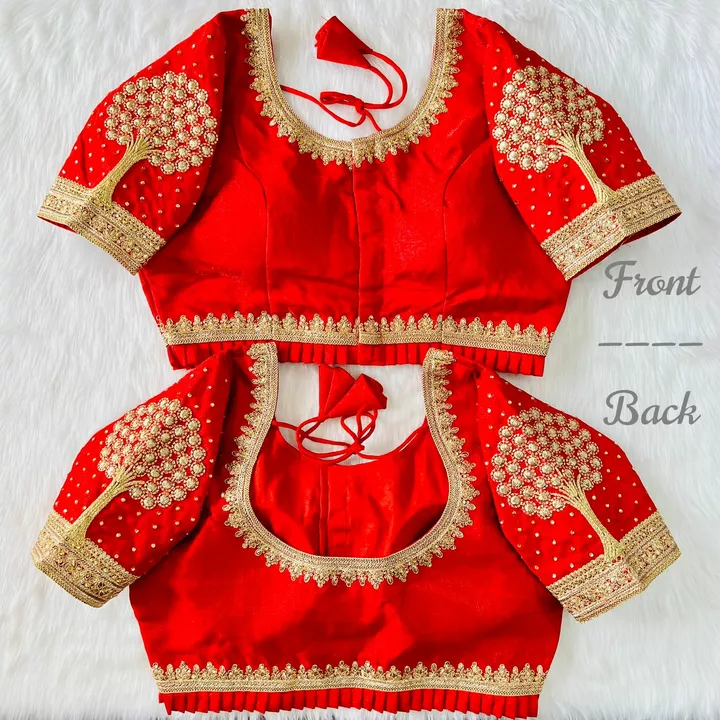 Fantom silk blouse design uploaded by Suyukti fab on 12/12/2022