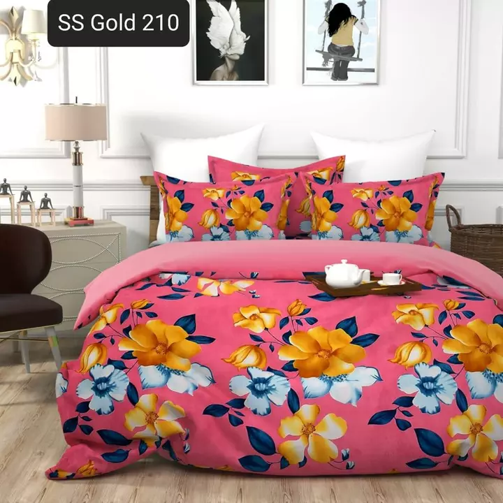 Three D bedsheets uploaded by Kreative konnecion textile on 12/12/2022