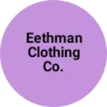 Business logo of Eethman Clothing Co.