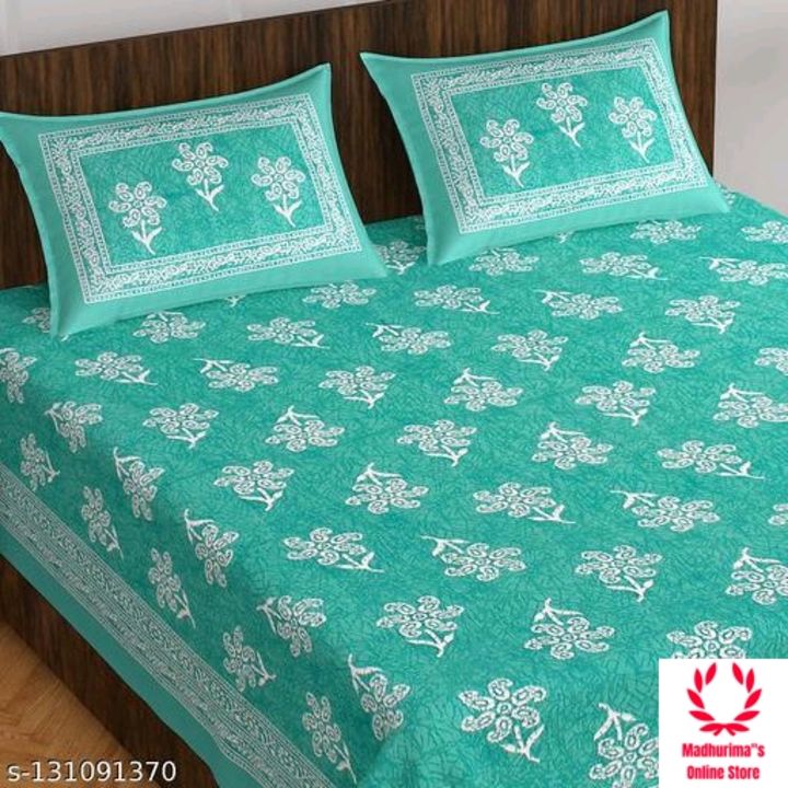 Cotton Double Bed Sheet uploaded by Madhurima Online Store on 12/12/2022