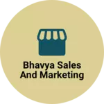 Business logo of Bhavya Sales and Marketing