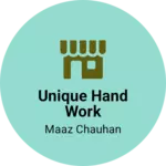 Business logo of Unique Hand Work