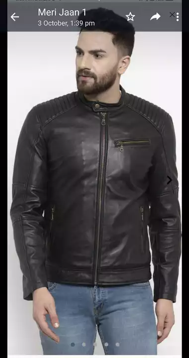 Leather jacket  uploaded by business on 12/12/2022
