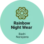 Business logo of Rainbow night wear