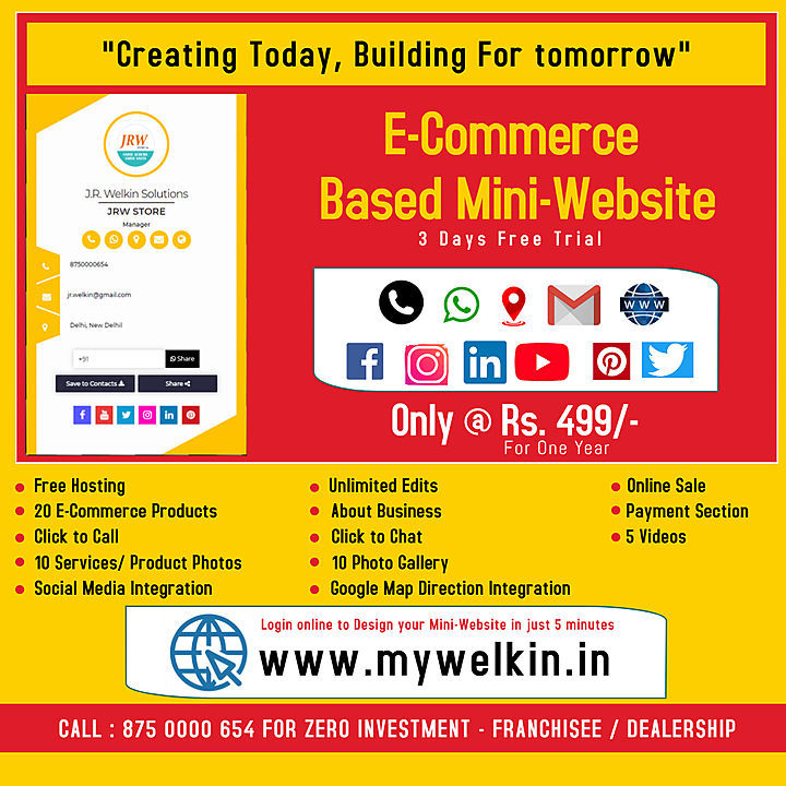 E-commerce Based Mini-Website uploaded by JRW Store.in on 1/31/2021