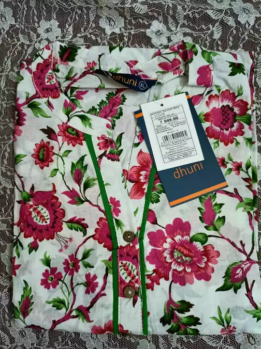 Cotton and rayon surplus kurti uploaded by Wildflowers on 12/13/2022