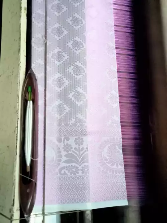 Rish plu saree  6.30 cut pink or rama jri uploaded by Siddheshwar textile on 12/13/2022