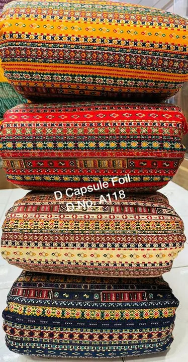 D capsule foil print  uploaded by Shree Ganesh Fabric on 12/13/2022