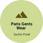 Business logo of Paris gents wear