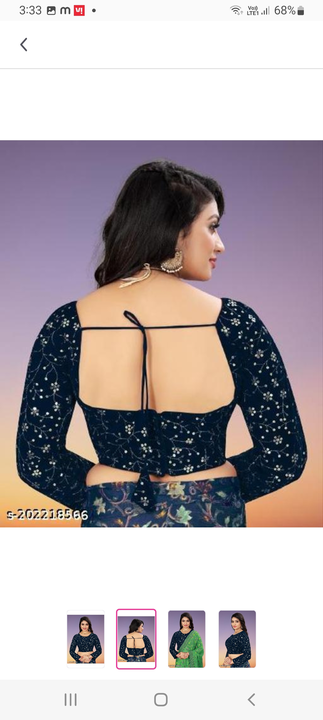 BL-30 velvet blouse uploaded by Radhe Fashion on 12/13/2022