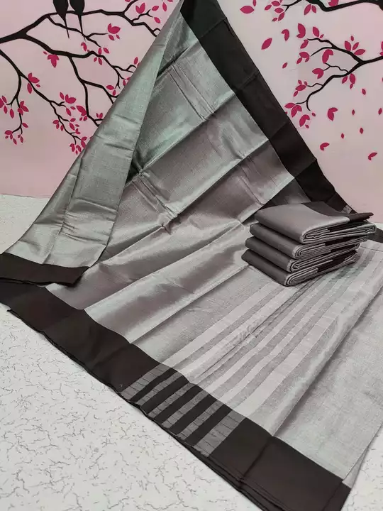🧊🧊🧊 *Silver & Copper Tissue Sarees*
 uploaded by Click world sarees on 12/13/2022