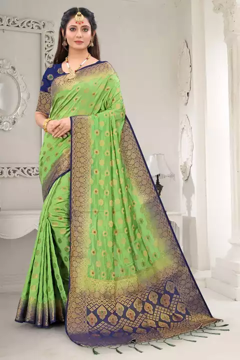 Soft silk litchi sarees  uploaded by Shree Ganesh Fabric on 12/13/2022