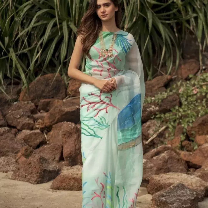 Orgenja saree uploaded by Shoping holic on 12/13/2022