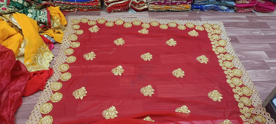 Embroidery work saree  uploaded by business on 12/13/2022