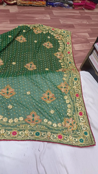 Embroidery work saree  uploaded by business on 12/13/2022