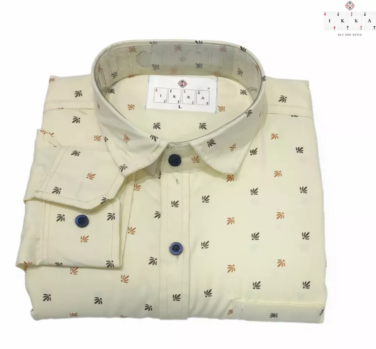 1KKA Men's Polyster Cotton Box Pack Shirts uploaded by Kushal Jeans, Indore on 12/13/2022
