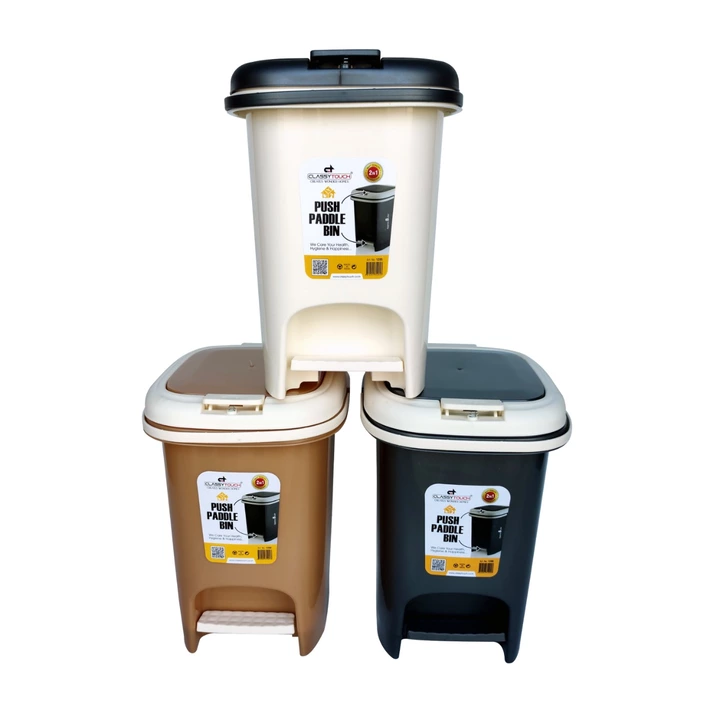 2 IN 1 PUSH PADDLE BIN 8 LTR (CT-1205) uploaded by CLASSY TOUCH INTERNATIONAL PVT LTD on 12/13/2022