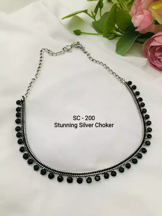 Silver stunning choker uploaded by Shreevari fashion on 12/13/2022