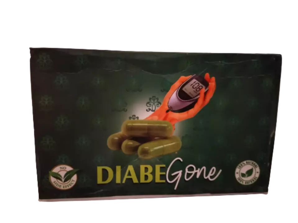 Post image Diabe Gone Capsule an Ayurvedic property product this product control your blood suger. This Product no Side effects and give best results. Consumer demand on best product.