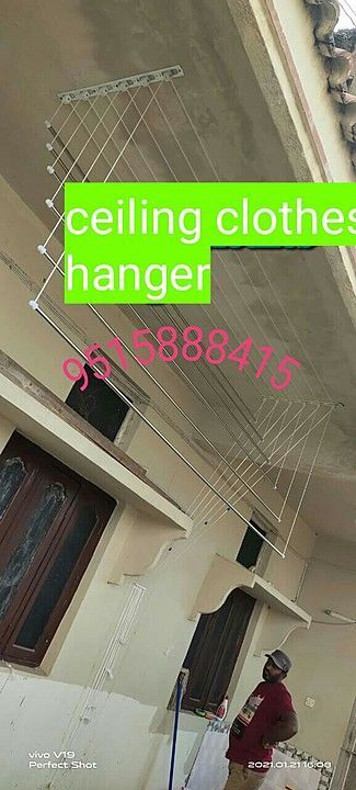 Ceiling clothes hanger uploaded by business on 2/1/2021