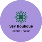 Business logo of Ssv boutique