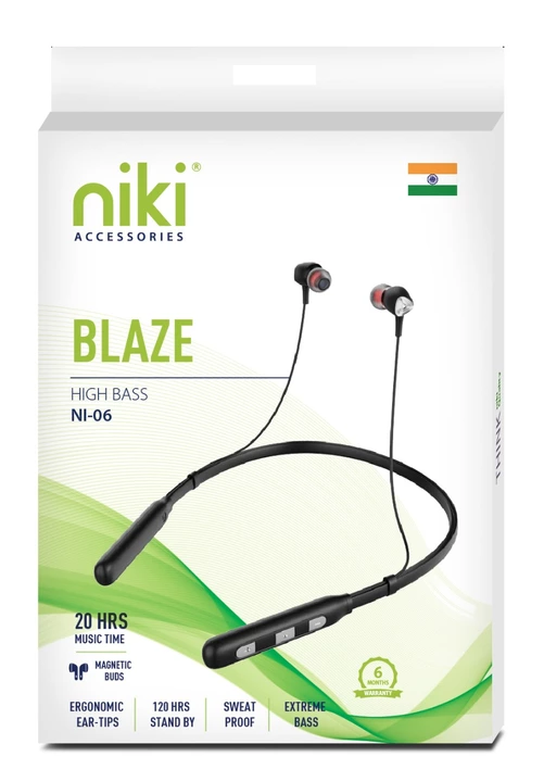 Product image with price: Rs. 385, ID: ni06-neckband-20-hours-music-time-30d8aaaf