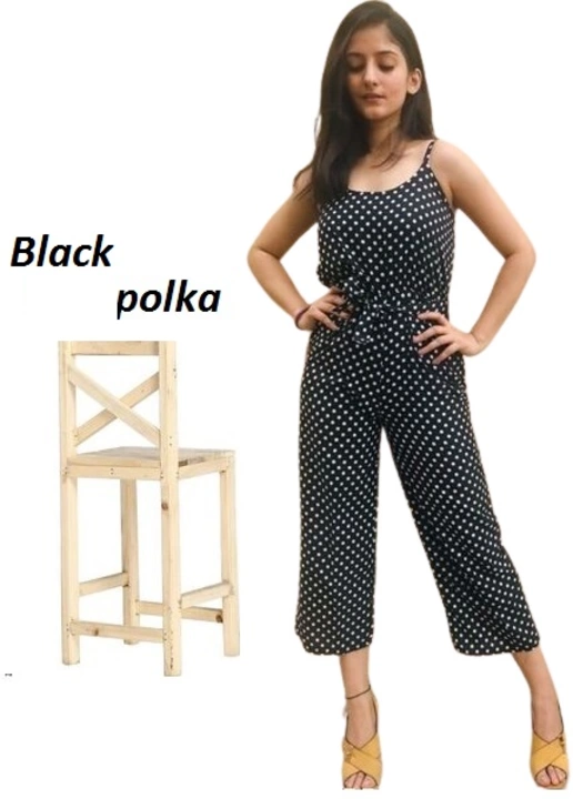 Women polka jumpsuit Black uploaded by Mam and You on 12/14/2022