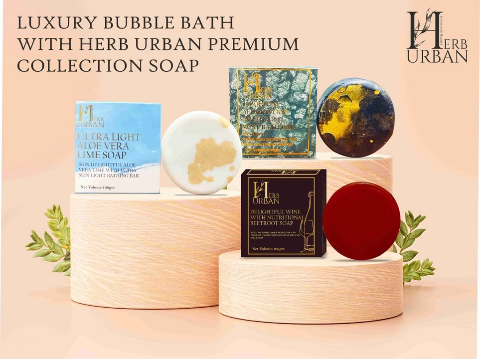 Post image Luxury bubbles bath with herb urban premium collection soap.  This soap clean your body and glowing skin and healthy skin.