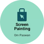 Business logo of Screen painting