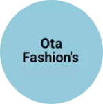 Business logo of OTA Fashion's