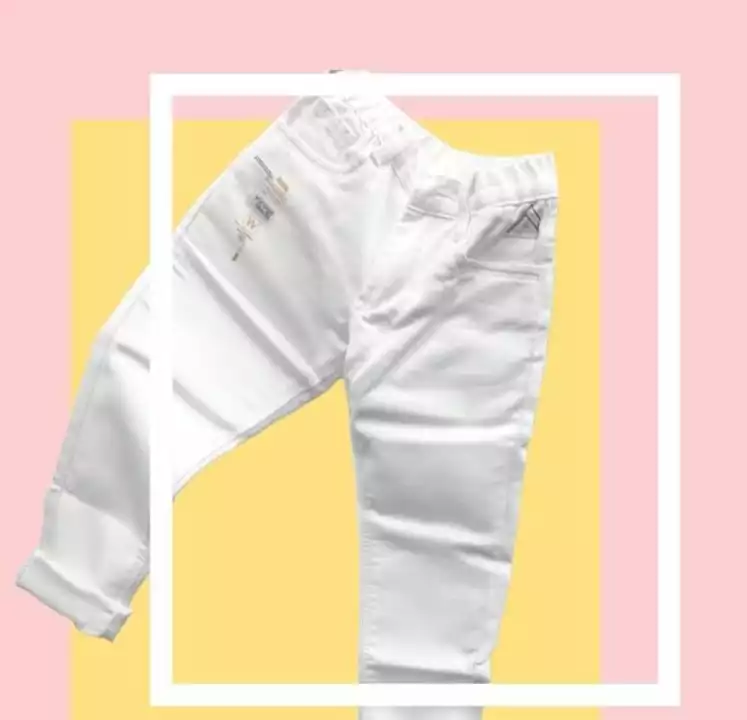 SKY ZONE WHITE JEANS  uploaded by Khodiyar creations on 12/14/2022