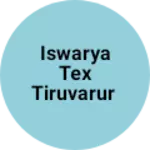 Business logo of Iswarya tex Tiruvarur