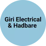 Business logo of Giri electrical & Hadbare
