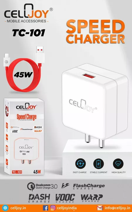 Celljoy 45w vooc charger uploaded by business on 12/14/2022