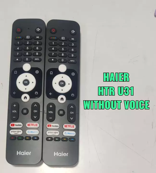 Haier smart 4k remote  uploaded by business on 12/14/2022