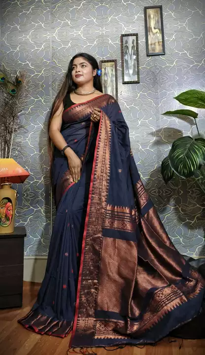 Handloom saree uploaded by business on 12/14/2022