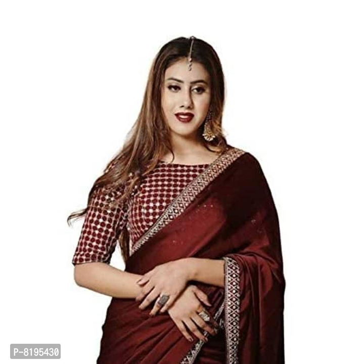 Trendy Fleece Printed MITUL FASHION Rajdhani vichitra Saree Lace Work With Full Embroidry Work Blous uploaded by business on 12/14/2022