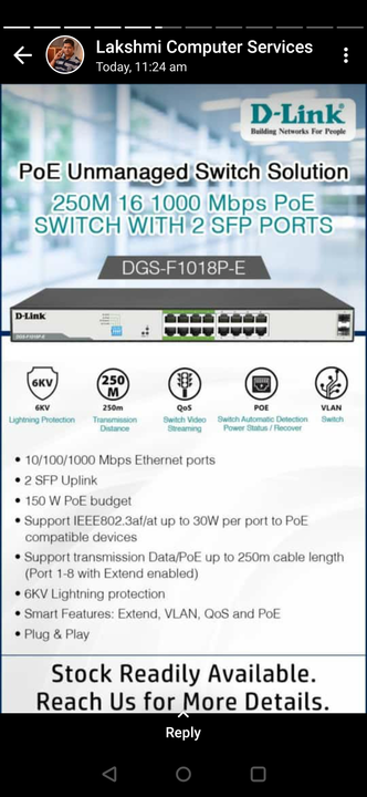 Post image DLINK AP AND NETWORKING PRODUCTS