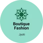 Business logo of Boutique fashion