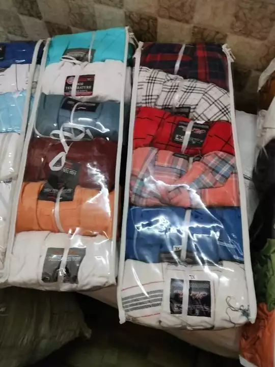 Shirt available limited time period only bulk quantity available  uploaded by Aman Enterprises WhatsApp or call +919711706212 on 12/15/2022