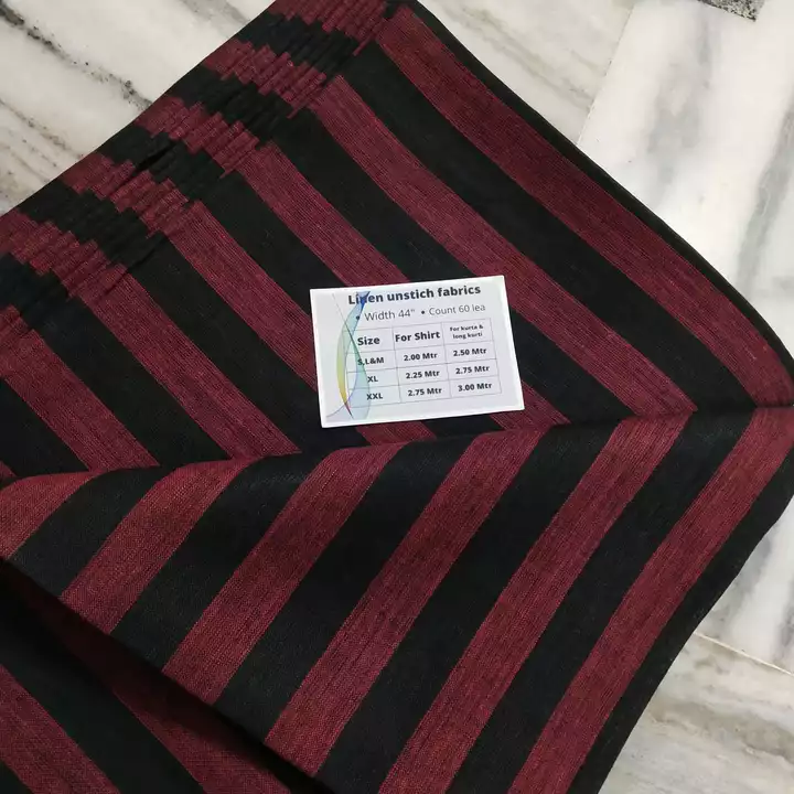 Pure Linen Fabrics for Shirt and Kurtaa  uploaded by Handloom Plus  on 12/15/2022