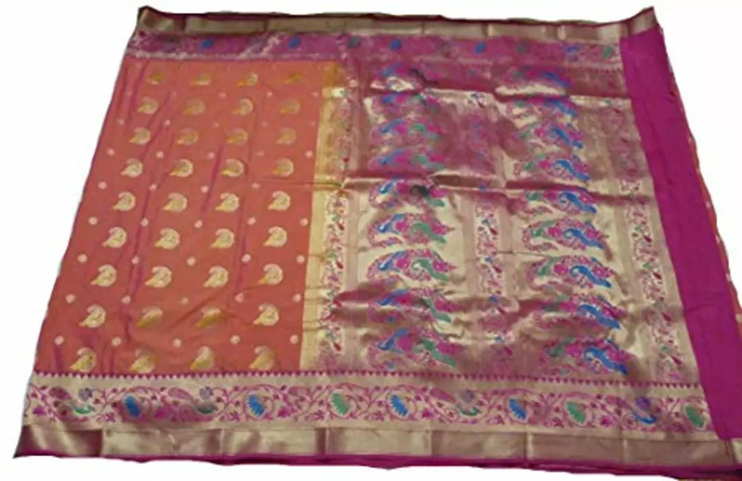 Paithani and Kanchi silk manufacturers uploaded by SilkNest Exclusive Silk on 12/15/2022