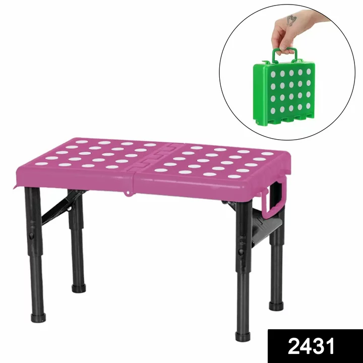 High Quality Multi-Utility Compact Foldable Table Well Designed for Kids writing uploaded by Surendra Book House on 12/15/2022