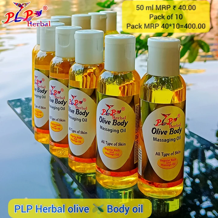 PLP Herbal Olive 🫒 Body oil 50ml uploaded by PLP Production and Marketing Pvt Ltd on 12/15/2022